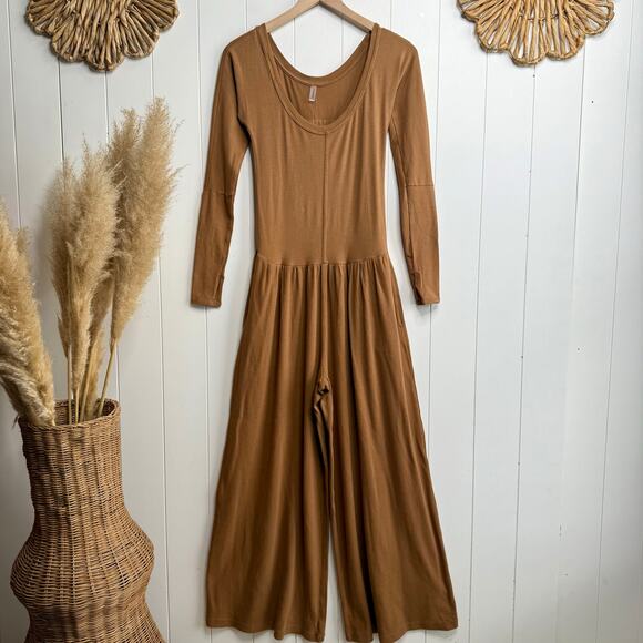 Free People wide leg jumpsuit one piece romper XS onesie Movement - Picture 3 of 11